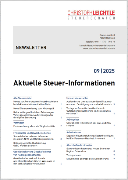 Steuerberatung-Steuern-Neuigkeiten