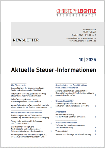 Steuerberatung-Steuern-Neuigkeiten