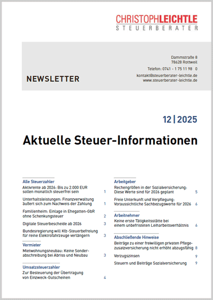 Steuerberatung-Steuern-Neuigkeiten