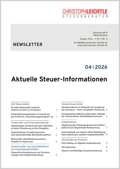 Steuerberatung-Steuern-Neuigkeiten