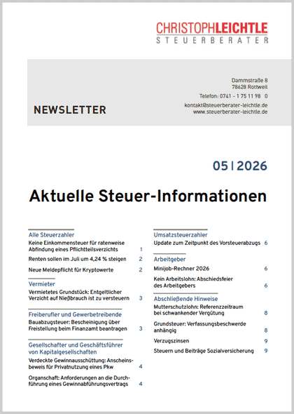 Steuerberatung-Steuern-Neuigkeiten