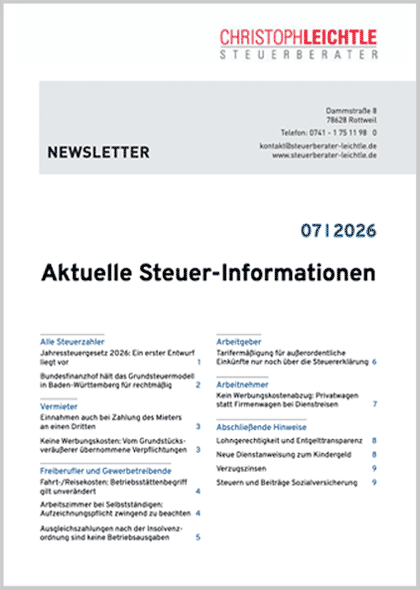 Steuerberatung-Steuern-Neuigkeiten